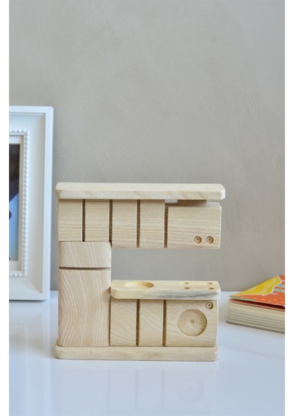 Montessori Boyanabilir Ahşap Mutfak Çocuk Oyuncağı / Montessori Oyuncak