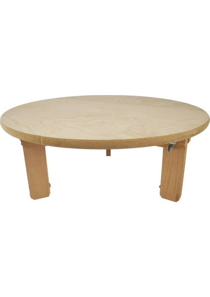 1-2 Kişilik Ahşap Katlanır Ayaklı Yer Sofrası 38CM