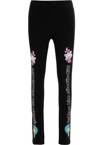 Kız Çocuk Kral Şakir Slim Fit Uzun Tayt T1987A621WN