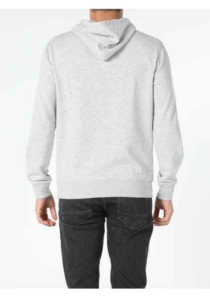 Regular Fit Gri Melanj Erkek Sweatshirt Cl1052465