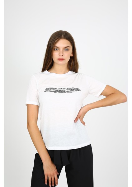 Alexandergardı Baskılı T-Shirt (B21-33501)