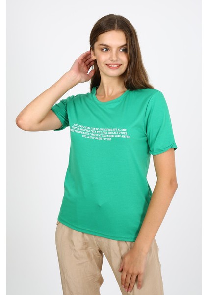 Alexandergardı Baskılı T-Shirt (B21-33501)