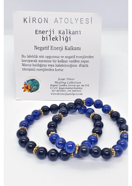 2 Adet Koruma Kalkanı Bilekliği