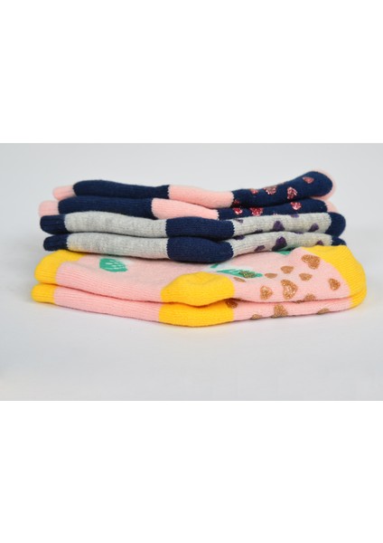 Kaydırmaz Tabanlı Bebe Havlu Patik Çorap 3'lü fiyatları