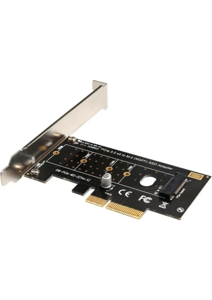 Pcı-E Pcı Express 3.0 Kartı X4 To Nvme M.2 SSD ve Ngff SSD M Key Pcıe 4446