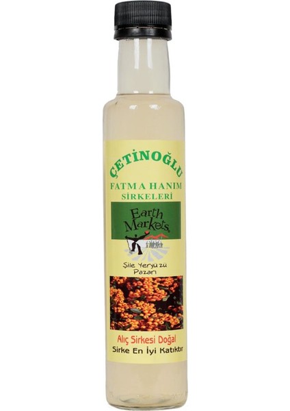 Çetinoğlu Fatma Hanım Bal Sirkesi + Alıç Sirkesi + Elma Sirkesi 250 ml
