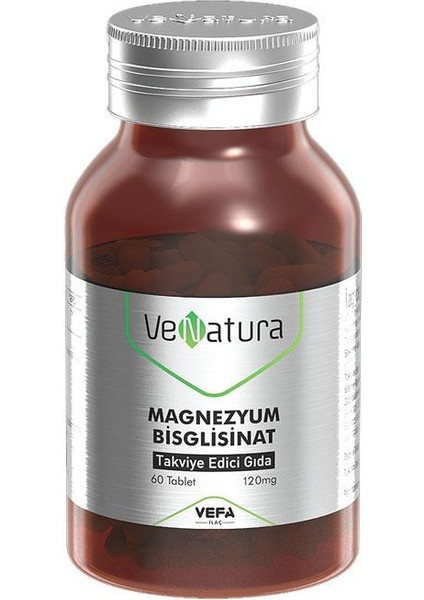 Magnezyum Bisglisinat Takviye Edici Gıda 60 Tablet