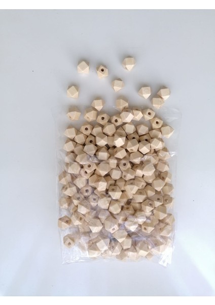 Sekizgen Boncuk (12MM) 25ADET