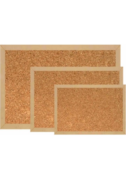 Naturel Mantar Pano 45x60 cm Mdf Çerçeve