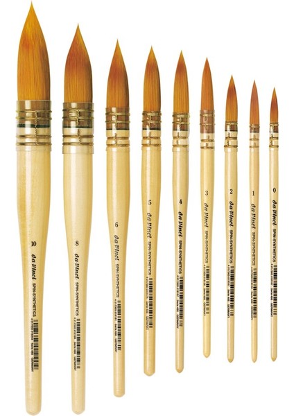 Spin Sentetik Sulu Boya Fırçası Seri 488 No:2