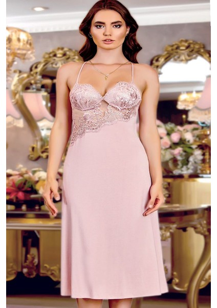 120 Çeyizlik Penye 6'lı Set-Pudra