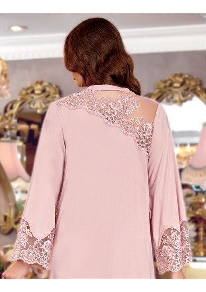 120 Çeyizlik Penye 6'lı Set-Pudra