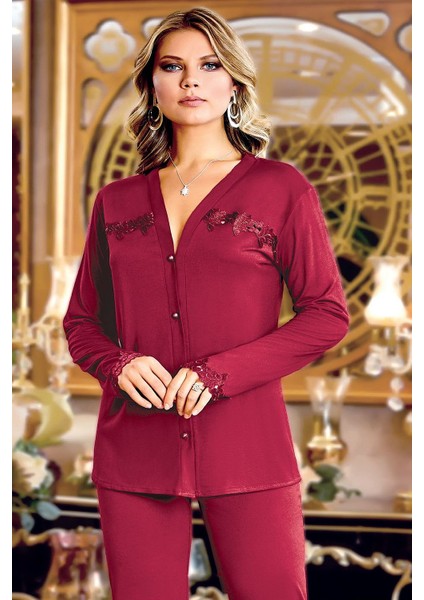 105 Çeyizlik Penye 6'lı Set-Bordo indirimleri
