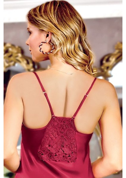 205 Çeyizlik Saten 6'lı Set-Bordo fırsatları