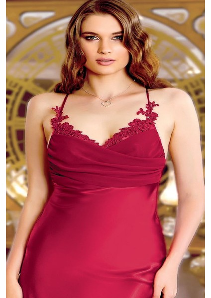 225 Çeyizlik Saten 6'lı Set-Bordo fiyatları