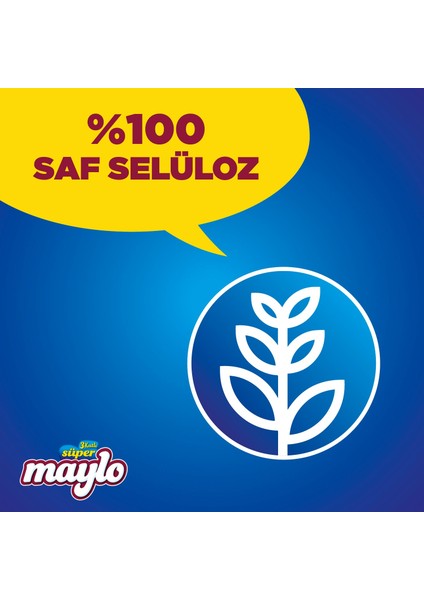 Maylo 3 Katlı Tuvalet Kağıdı 32'li 3'lü Paket