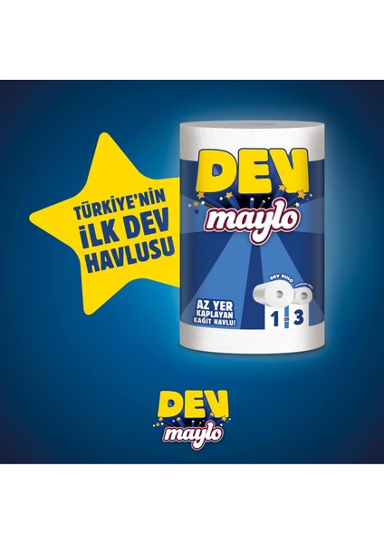 Çift Katlı Dev Kağıt Havlu 8'li Paket