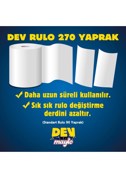 Çift Katlı Dev Kağıt Havlu 8'li Paket