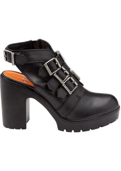 Nuptse Black Deri Topuklu Kadın Ayakkabı fiyatları