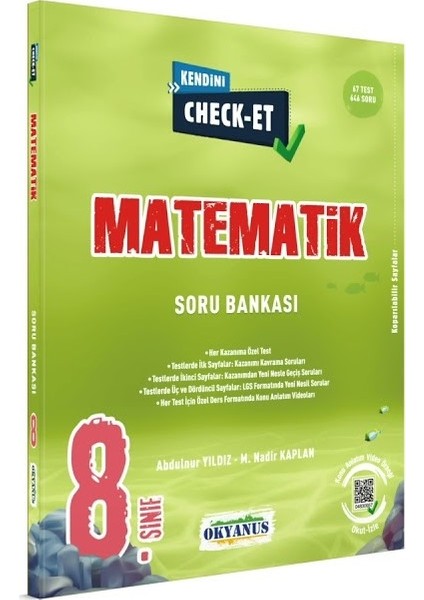 8. Sınıf Kendini Check - Et Matematik Soru Bankası