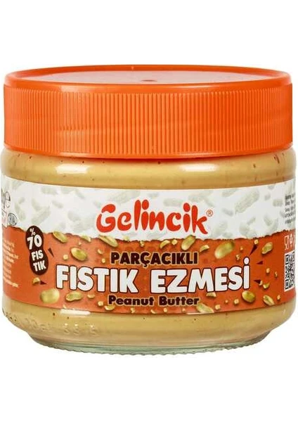 Parçacıklı Fıstık Ezmesi 320 gr Kavanoz