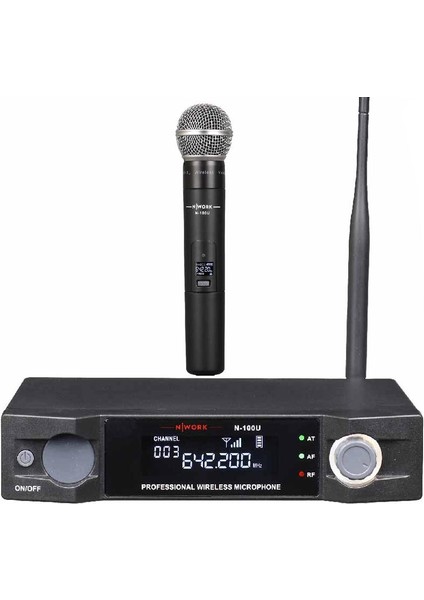 Mikrofon Kablosuz El Uhf Full Digital Nwork N-100U