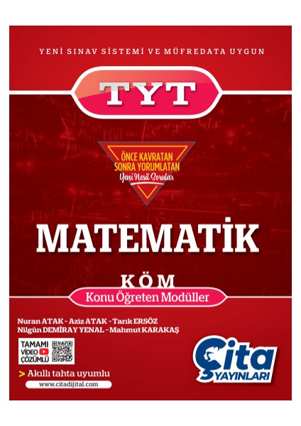 Tyt Matematik Konu Öğreten Modüller Köm Çita Yayınları