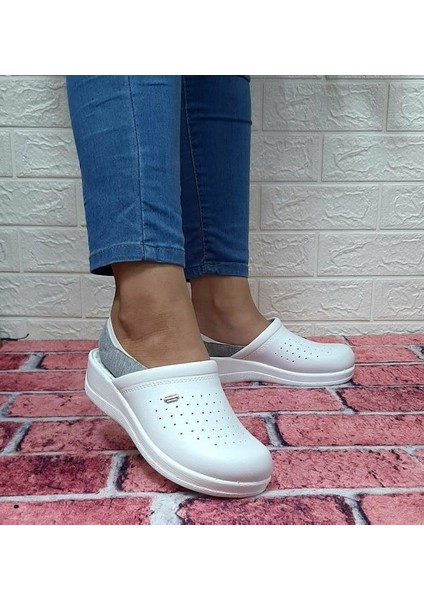 Sabo Beyaz Ortapedik Hastane Aşçı Günlük Terlik