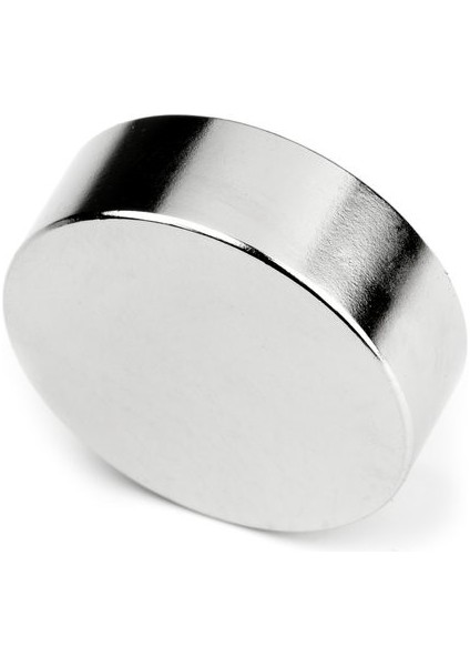 Neodyum Mıknatıs Çap 30MM x Kalınlık 5mm Yuvarlak Süper Güçlü (1 Adet)