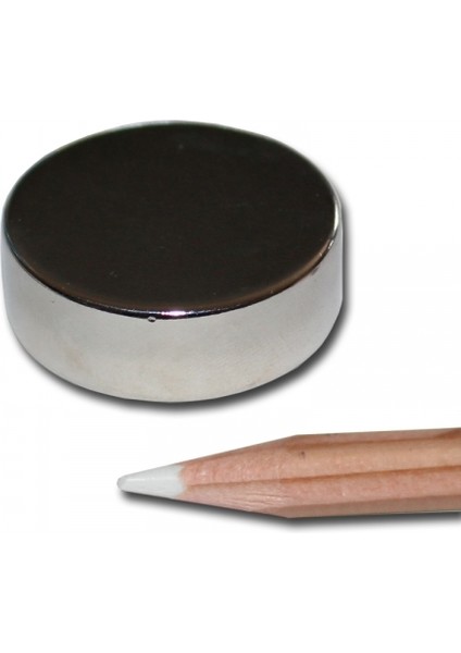 Neodyum Mıknatıs Çap 30MM x Kalınlık 5mm Yuvarlak Süper Güçlü (1 Adet)
