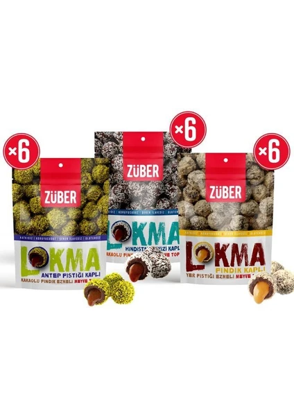 Lokma Üçlüsü - 18 Adet x 96GR