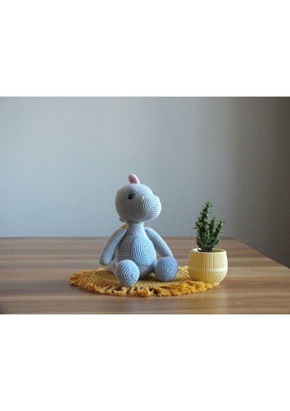 Minik Dinozor Organik Oyuncak Bebek