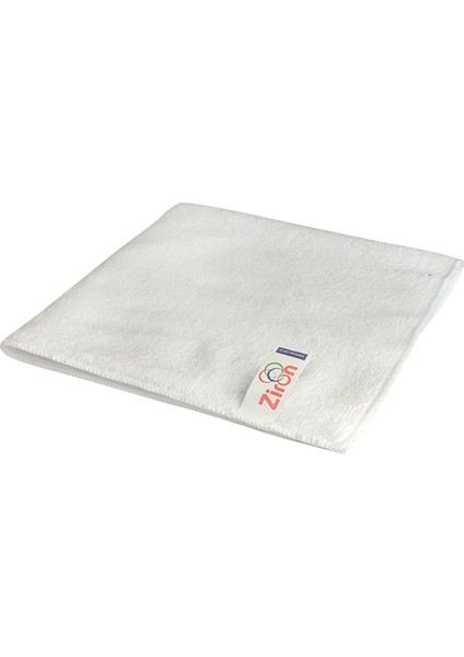 Mikrofiber Genel Temizlik Bezi 40X40 cm 5 Adet Beyaz 190-210 gr/m²