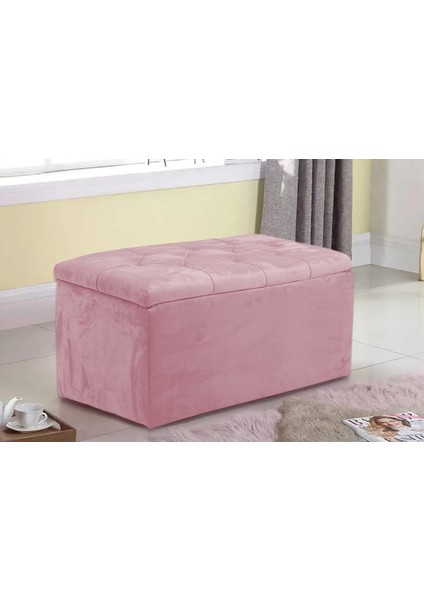 Lüks Kapitoneli Sandıklı Puf 110 cm