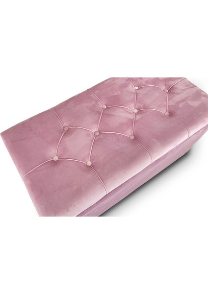 Lüks Kapitoneli Sandıklı Puf 110 cm fiyatları