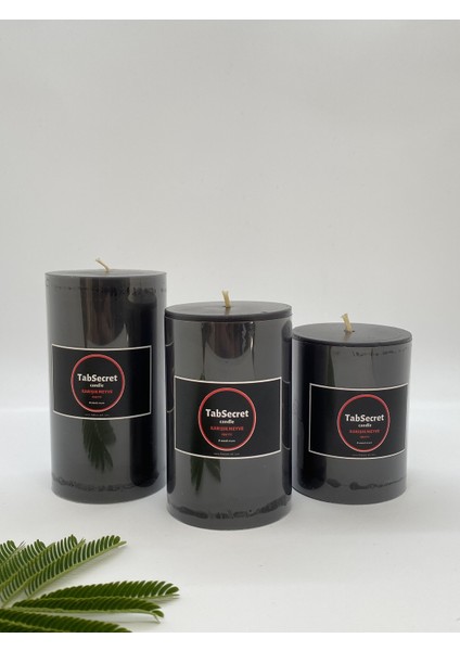 Tabsecret Candle Karışıkmeyve Aromalı 3'lü Mum Seti