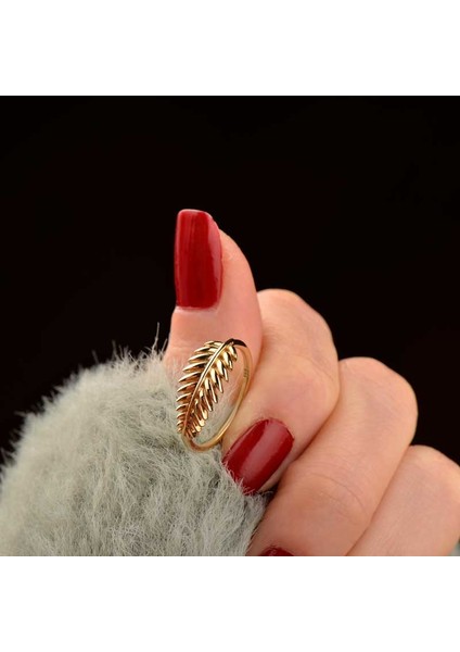 14 Ayar Altın Başak Yüzük