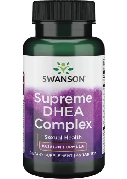 Supreme Dhea Complex 45 Tablet..(Adınıza Faturalı Resmi Orj Amerikan Ürünü).Ös&Gıdaları