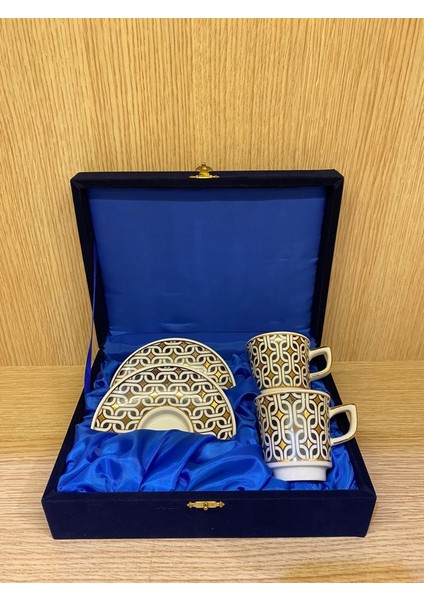 El Dekoru 2 Kişilik Türk Kahve Fincan Takımı