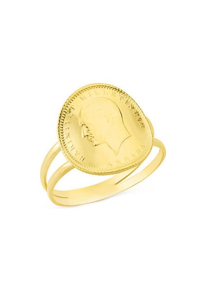 22 Ayar Ata Çeyrek Altın Yüzük