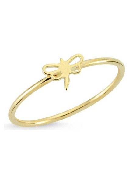 14 Ayar Altın Sade Yusufçuk Yüzük