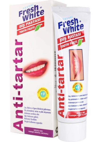 Fresh White Anti-Tartar Diş Pastası 90 gr