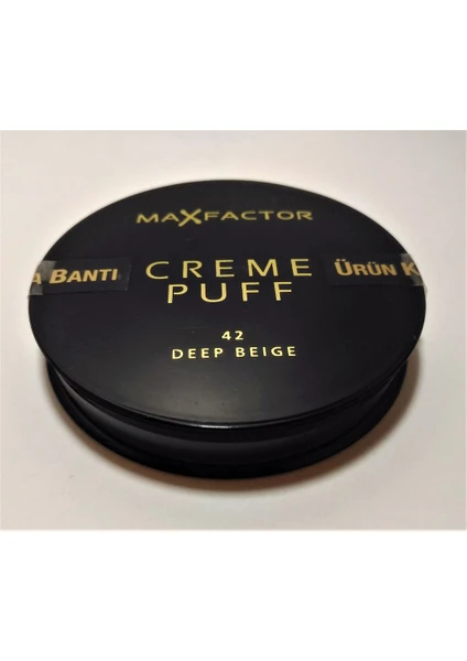 Max Factor Creme Puff Pudra 42 Deep Beige