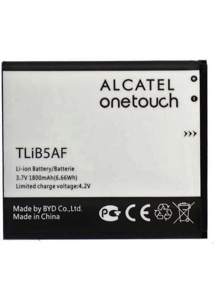 Alcatel One Touch Pop C5 (TLIB5AF) Uyumlu Batarya Pil 1800MAH