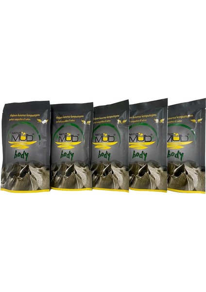 Naturmud Body Cilt Bakım Çamuru Organik Sağlık Çamuru 200 gr 5 Adet fiyatları