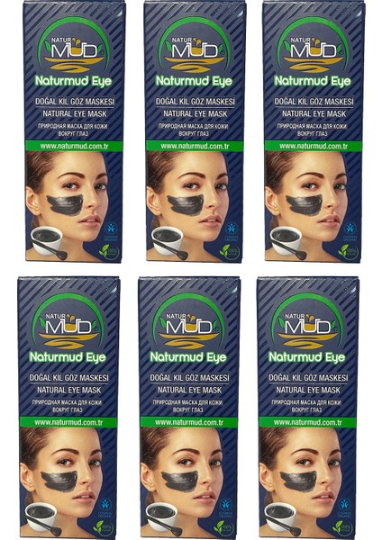 Naturmud Göz Peloid Çamur Maske Peeling 6 Tüp 25 ml