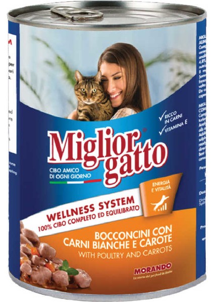 Kümes Hayvanlı ve Havuçlu Yetişkin Kedi Konserve Mama 405 gr x 12 Adet Konserve fiyatları