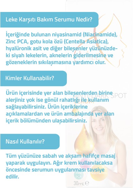 Xmile Leke Serum Cilt Tonu Eşitleyici  Peeling  30 ml