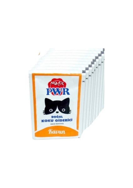 Magic Power Kavun Aromalı Kedi Kumu Koku Giderici 25 gr - 5'li