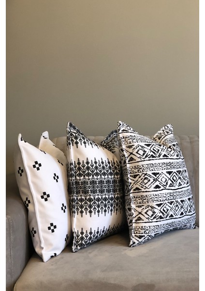 Geometrik Desenli Boho Kırlent Kılıfı fırsatları